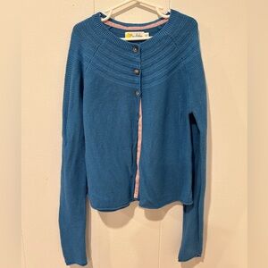 Mini Boden Pointelle Cotton Cardigan